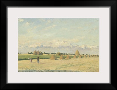 Landscape, Ile-de-France, by Camille Pissarro, 1873