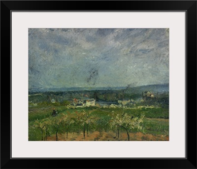 Landscape in Pontoise, By French Impressionist, Camille Pissarro, c. 1870-85