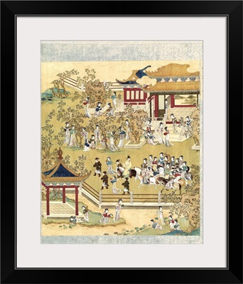 Life of Chinese Emperors. Chinese art. Qing period