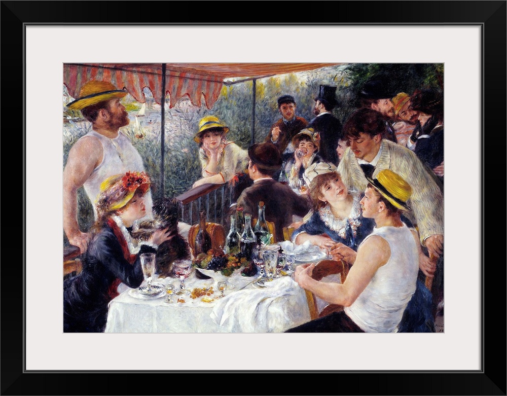 1647 , Pierre Auguste Renoir (1841-1919), French School. Luncheon of the Boating Party. 1880-1881. Oil on canvas.