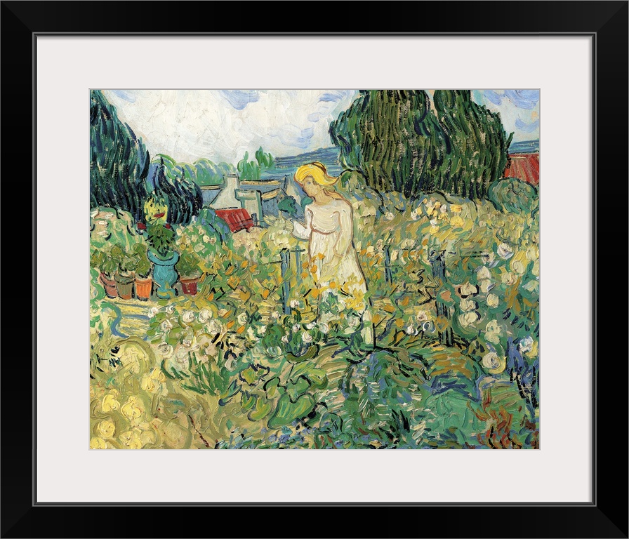 Madamoiselle Gachet in Her Garden at Auvers, by Vincent Van Gogh, 1890, 19th Century, oil on canvas, cm 46 x 55,5 - France...