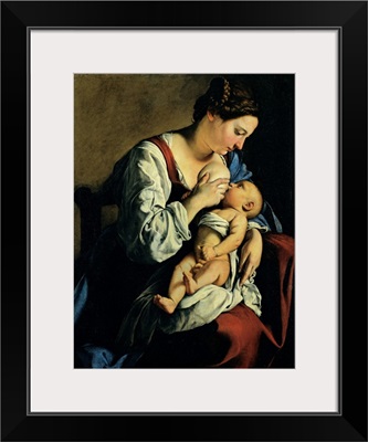 Madonna and Child, by Orazio Gentileschi, 1609, National Museum of Art, Romania