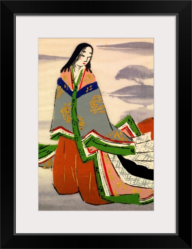 Minasaki Shikibu, Author of the Classic 'Tale of Genji,' Novel of Heian Period