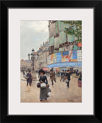 Paris, Rue du Havre, by Jean Beraud, 1882, French painting