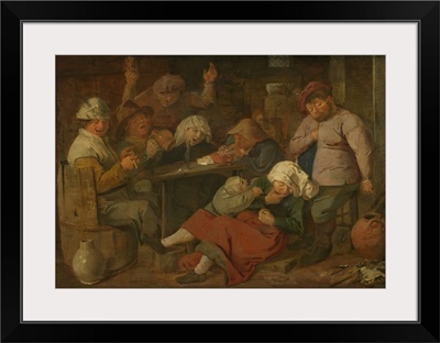 Peasant Drinking Bout, by Adriaen Brouwer