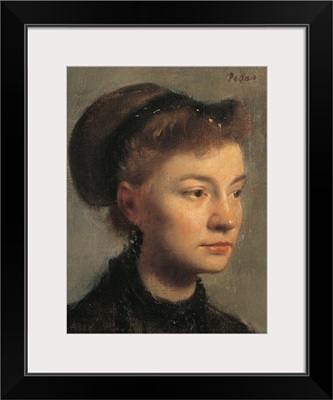 Portrait of a Young Woman, by Edgar Degas, 1867. Musee d'Orsay, Paris, France