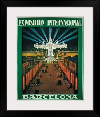 Poster for the Barcelona International Exhibition. 1929. By R. Bas