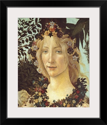 Primavera, Face Of Flora, By Botticelli, C. 1478, Uffizi Gallery, Florence, Italy