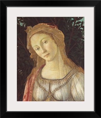 Primavera, Face Of Venus, By Botticelli, C. 1478, Uffizi Gallery, Florence, Italy