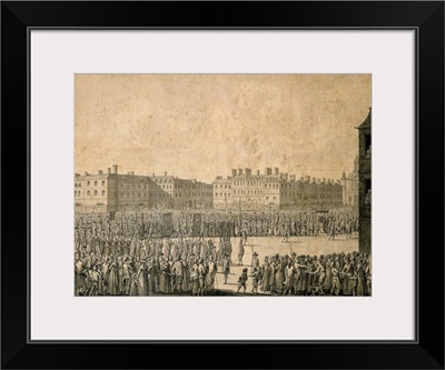 Procession of the Estates General in Versailles, 1789, French Revolution, Engraving