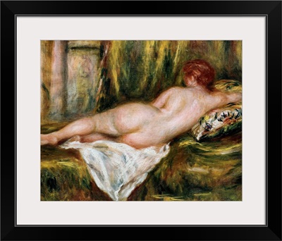 Reclining Nude from the Back, Rest after the Bath. Ca. 1909