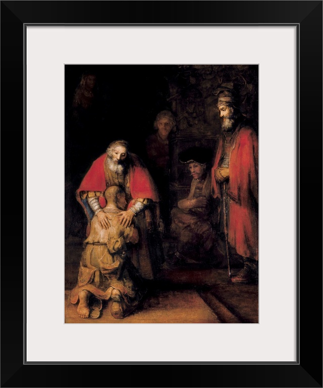 REMBRANDT, Harmenszoon van Rijn, called (1606-1669). Return of the Prodigal Son. 1668. Baroque art. Oil on canvas. RUSSIA....