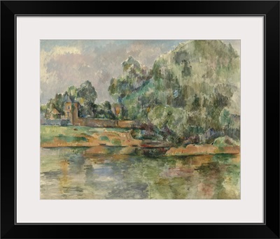 Riverbank, by Paul Cezanne, 1895