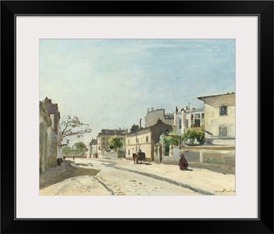 Rue Notre-Dame, Paris, 1866, Dutch painting, oil on canvas