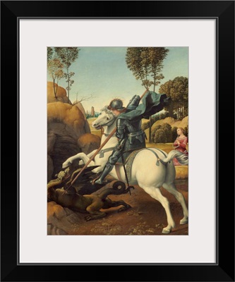 Saint George and the Dragon, by Raphael, c. 1506