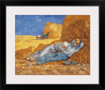 Siesta, by Vincent Van Gogh, ca. 1889-1890. Musee d'Orsay, Paris, France
