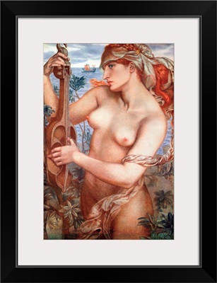 Siren/Mermaid Ligeia, by Dante Gabriel Rossetti, 1873