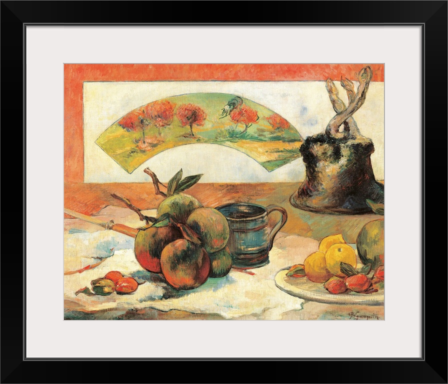 Still Life with Fruits c.1889, by Paul Gauguin, 19th Century, originally oil on canvas.