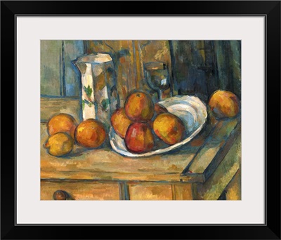 Still Life with Milk Jug and Fruit, by Paul Cezanne, 1900