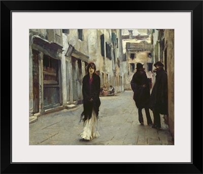 Street in Venice, by John Singer Sargent, 1911, American painting