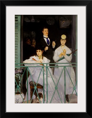 The Balcony, 1868-1869, Oil on canvas, By French Impressionist Edouard Manet
