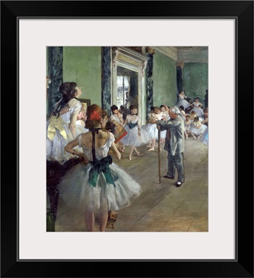 The Ballet Class, 1873, Painting by French Impressionist Edgar Degas