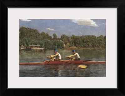 The Biglin Brothers Racing, by Thomas Eakins, 1872, American painting
