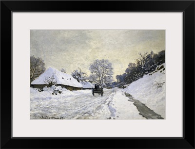 The Cart, or Road under Snow at Honfleur, 1867