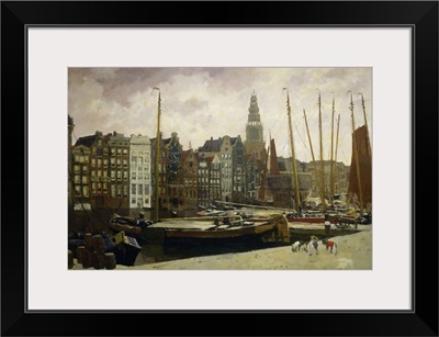 The Damrak, Amsterdam, by George Hendrik Breitner, 1903, Dutch painting, oil on canvas