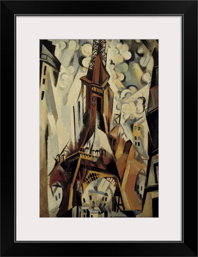 Robert Delaunay, French School. The Eiffel Tower. 1910. Basel, Kunstmuseum. Delaunay Robert Ec. Fr. La tour Eiffel, Bale. ...