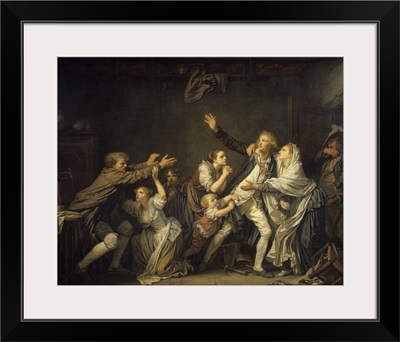 The Father's Curse or The Ungrateful Son, 1777, By Jean Baptiste Greuze, Louvre Museum