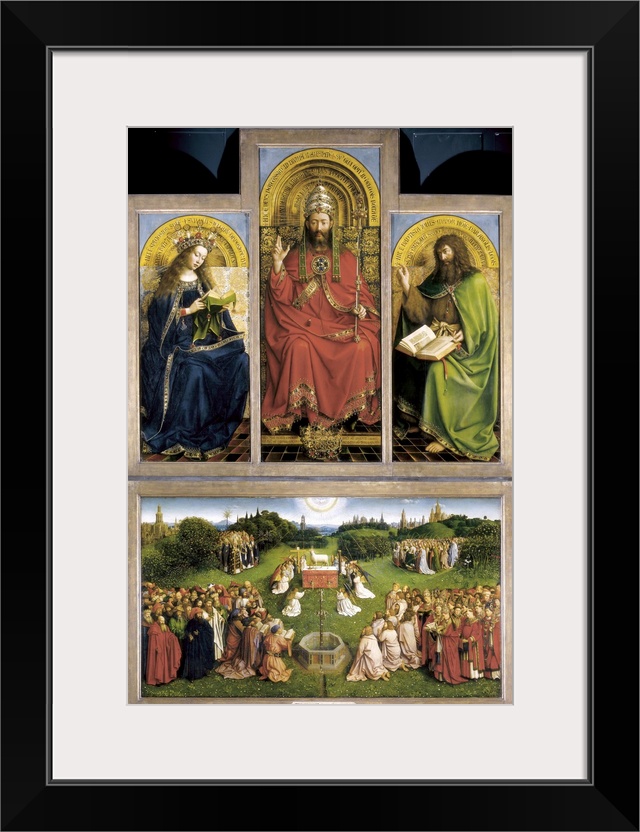 The Ghent Altarpiece or Adoration of the Mystic Lamb. Jan van Eyck