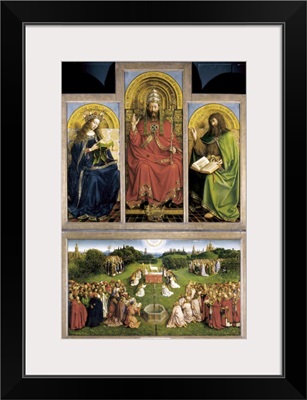 The Ghent Altarpiece or Adoration of the Mystic Lamb. Jan van Eyck