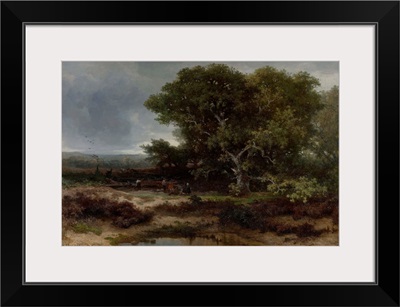 The Heath near Wolfheze, 1866 Dutch painting, oil on canvas