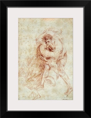 The Kiss, Drawing by Jean Antoine Watteau, c. 1700-21, Louvre Museum