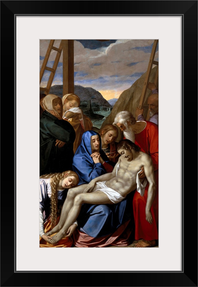 PULZONE, Scipione (Il Gaetano) (1550-1598). The Lamentation. 1591. Renaissance art. Cinquecento. Originally Oil on canvas.