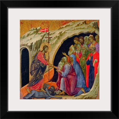 The Maesta?: Christ's Descent to Limbo, painting by Duccio di Buoninsegna, 1308-11