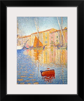 The Red Buoy, 1895, By Paul Signac, French, oil on canvas