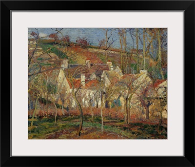 The Red Roofs, Corner of a Village, Winter, 1877
