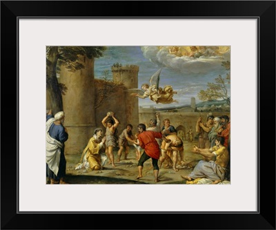 The Stoning of Stephen, By Annibale Carracci, 16th century, Louvre Museum