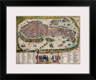 Theatrum Orbis Terrarum", by Abraham Ortelius. The city of Venice