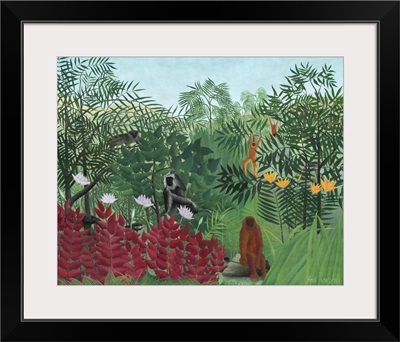 Tropical Forest with Monkeys, by Henri Rousseau, 1910