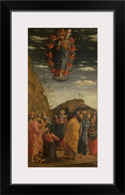Uffizi Triptych. Ascension of the Christ, by Andrea Mantegna, 1460. Uffizi Gallery