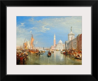 Venice: The Dogana and San Giorgio Maggiore, 1834, British paintin