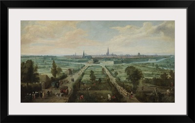 View of Antwerp, by Jan Wildens, 1656