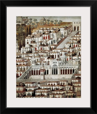 View of the City of Damascus, Syrian art