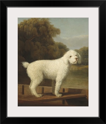 White Poodle in a Punt, by George Stubbs, 1780, British painting