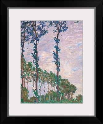 Wind Effect, Series of Poplars, by Claude Monet, 1891. Musee d'Orsay, Paris, France