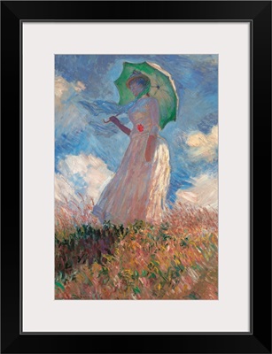 Woman with a Parasol Turned to the Left, by Claude Monet, 1886. Musee d'Orsay