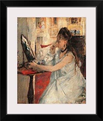 Young Woman Powdering Her Face, by Berthe Morisot, 1877. Musee d'Orsay, Paris, France